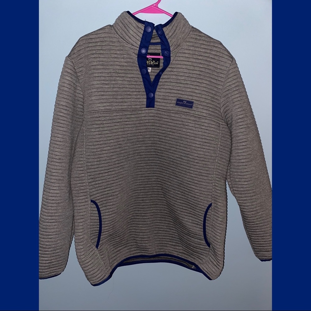 Ribbed Simply Southern pullover XL